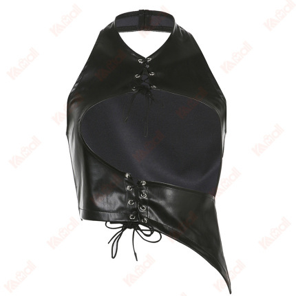no bra round neck tank top